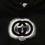 Gucci Men Cotton Jersey Printed Sweatshirt-BlackWhite