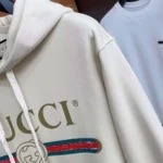 Gucci Men GG Cotton Jersey Sweatshirt Gucci Print-White