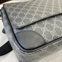 Gucci Men GG Emblem Medium Crossbody Bag 821154FAED41000 (1)