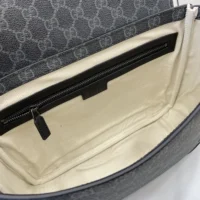 Gucci Men GG Emblem Medium Crossbody Bag 821154FAED41000 (1)
