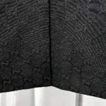 Gucci Men Gucci Checkered Oversized Blazer-Black