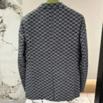 Gucci Men Gucci Classic Silver Wool Blazer