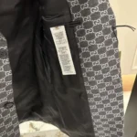 Gucci Men Gucci Classic Silver Wool Blazer