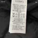 Gucci Men Gucci Embroidered Denim Blazer-Grey