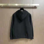 Gucci Men Printed Cotton Jersey Hooded Sweatshirt-Black