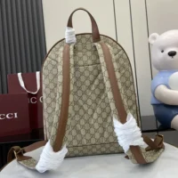 Gucci Unisex GG Emblem Medium Backpack-Brown 821159FAED39786 (1)