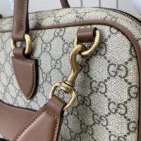 Gucci Unisex GG Emblem Medium Briefcase-Brown 821149FAED39786 (1)
