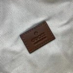 Gucci Unisex GG Emblem Small Belt Bag-Brown 821165FAEEC9786