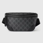 Gucci Unisex GG Emblem Small Belt Bag-Gray 821165FAED91000