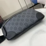 Gucci Unisex GG Emblem Small Belt Bag-Gray 821165FAED91000