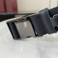 Gucci Unisex GG Emblem Small Belt Bag-Gray 821165FAED91000 (1)