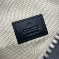 Gucci Unisex GG Emblem Small Belt Bag-Gray 821165FAED91000 (1)