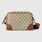 Gucci Unisex GG Emblem Small Crossbody Bag-Brown 821155FAED39786