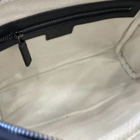 Gucci Unisex GG Emblem Small Crossbody Bag-Gray 821155FAED41000 (1)