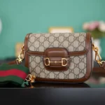 Gucci Unisex Horsebit 1955 Small Shoulder Bag 658574HUHHG8565