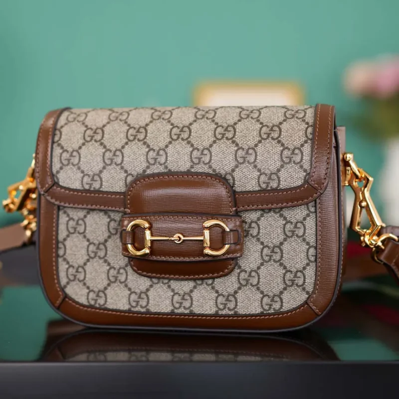 Gucci Unisex Horsebit 1955 Small Shoulder Bag 658574HUHHG8565