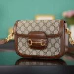 Gucci Unisex Horsebit 1955 Small Shoulder Bag 658574HUHHG8565