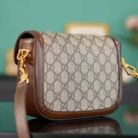 Gucci Unisex Horsebit 1955 Small Shoulder Bag 658574HUHHG8565 (1)