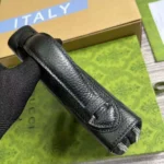 Gucci Unisex Jumbo GG Travel Document Case-Black 751760AABY01000