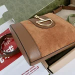 Gucci Women 73 Mini Bucket Bag-Brown 833665CAAAV2718