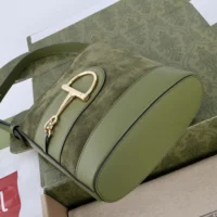 Gucci Women 73 Mini Bucket Bag-Green 833665CAAAV3706 (1)