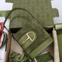 Gucci Women 73 Mini Bucket Bag-Green 833665CAAAV3706 (1)