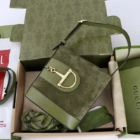 Gucci Women 73 Mini Bucket Bag-Green 833665CAAAV3706 (1)