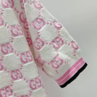 Gucci Women Cotton Crewneck Top with GG Intarsia 788766XKD1R9487 (1)