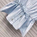 Gucci Women Drawstring Waist Cotton Poplin Shirt 1AGQMO