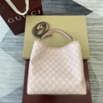 Gucci Women G Rmblem Mini Bucket Bag-Light Pink 815118FAD6L8459