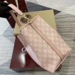 Gucci Women G Rmblem Mini Bucket Bag-Light Pink 815118FAD6L8459