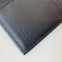 Gucci Women GG Emblem Bi Fold Card Case-Gray 821209FAD6M1000 (1)