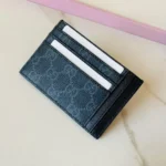 Gucci Women GG Emblem Card Case-Gray 821208FAD6M1000
