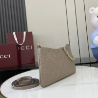 Gucci Women GG Emblem Medium Shoulder Bag 815277AAEEM1523 (1)
