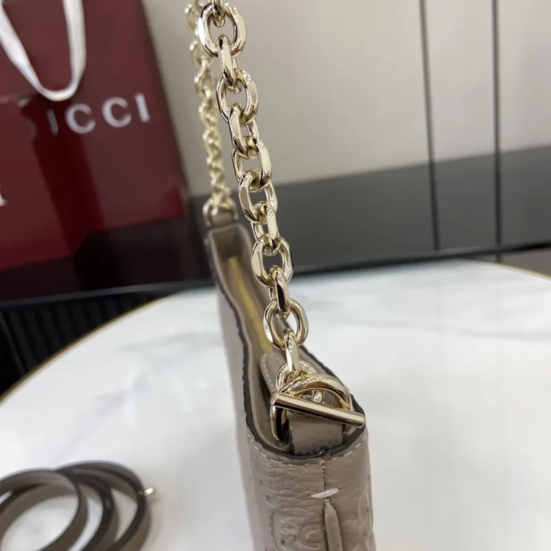 Gucci Women GG Emblem Medium Shoulder Bag 815277AAEEM1523