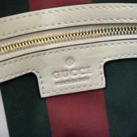 Gucci Women GG Emblem Medium Shoulder Bag-White 815216FAD6L9641 (1)