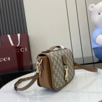 Gucci Women GG Emblem Mini Shoulder Bag 815211FAD6L9758 (1)