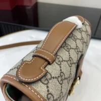 Gucci Women GG Emblem Mini Shoulder Bag 815211FAD6L9758 (1)