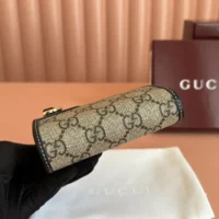 Gucci Women GG Emblem Mini Wallet-Black 820692FAD6L9741 (1)