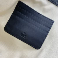 Gucci Women GG Emblem Small Business Case-Black 821156FAD6M1000 (1)