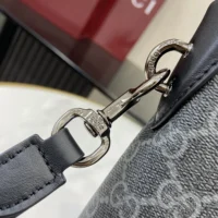 Gucci Women GG Emblem Small Business Case-Black 821156FAD6M1000 (1)