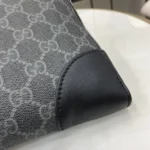 Gucci Women GG Emblem Small Business Case-Black 821156FAD6M1000