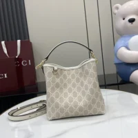 Gucci Women GG Emblem Small Shoulder Bag 815103FAD6L9641 (1)