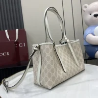 Gucci Women GG Emblem Small Tote Bag 815214FAD6L9641 (1)