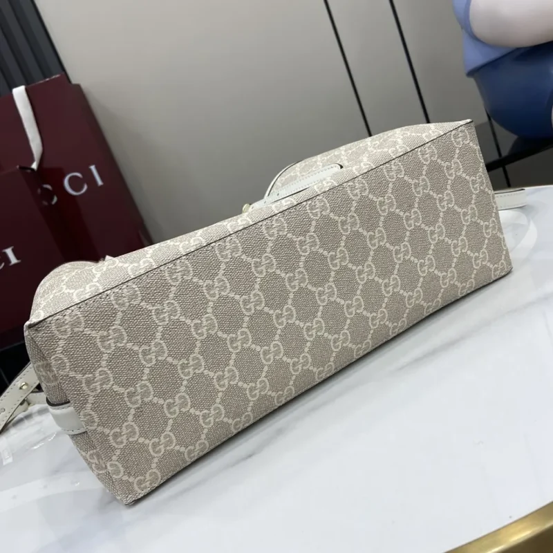 Gucci Women GG Emblem Small Tote Bag 815214FAD6L9641