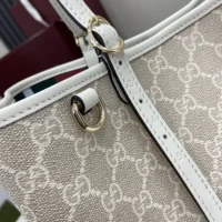 Gucci Women GG Emblem Small Tote Bag 815214FAD6L9641 (1)