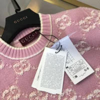 Gucci Women GG Wool Boucle Jacquard Top 770059XKCNA6011 (1)