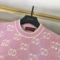 Gucci Women GG Wool Boucle Jacquard Top 770059XKCNA6011 (1)
