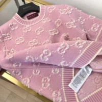 Gucci Women GG Wool Boucle Jacquard Top 770059XKCNA6011 (1)