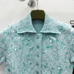 Gucci Women Tweed Blend Polo Top 798148XKD804986